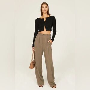 Reformation Mason Pants, In Camel NWT